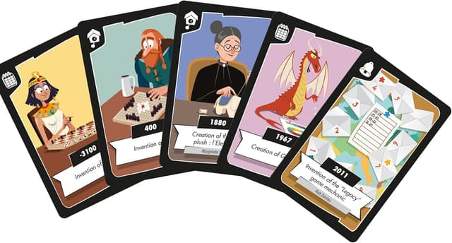 Detalle de Zygomatic Timeline Twist: Pop Culture card game (Ages 8+, 2–6 players, ~20 minutes)