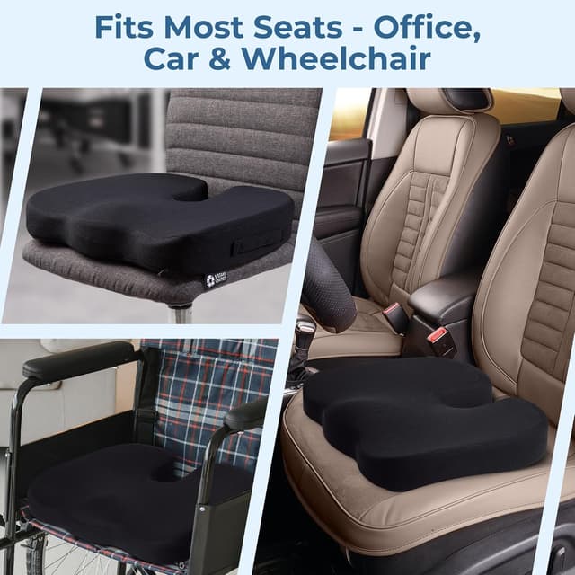 Detalle 2 de 5 Stars United ergonomic seat cushion 46 x 36 x 7.5 cm