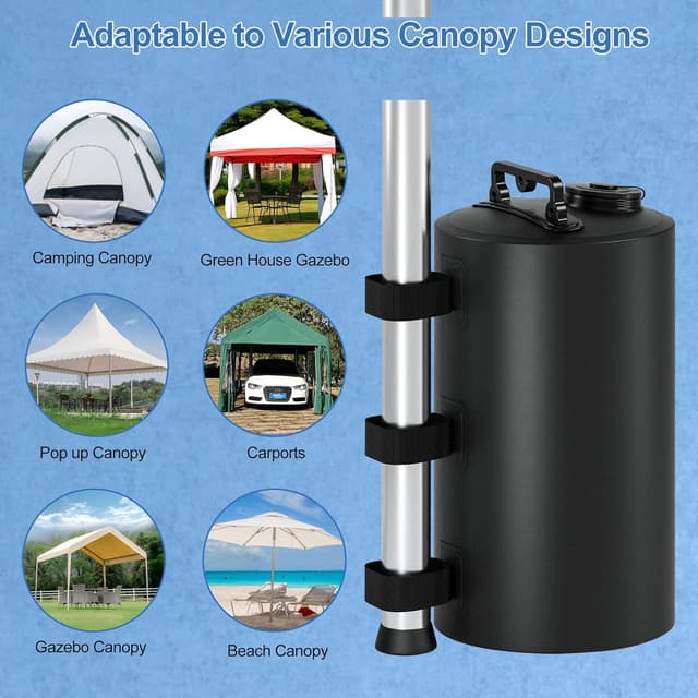 Thumbnail 3 de SONAMBULO gazebo canopy weights 88 lbs 4 pack