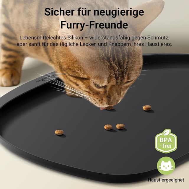 Detalle 2 de DownyPaws Napfunterlage Katzen 45×32 cm