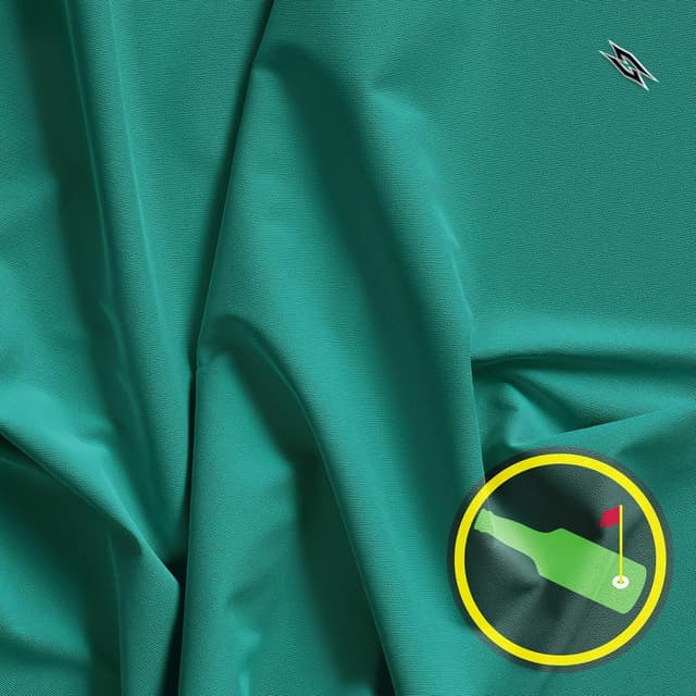 Detalle de Funny Parody Golf Polo Shirt – UPF 40 Quick-Dry Moisture-Wicking Relaxed Fit