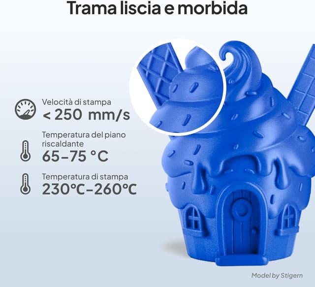 Thumbnail 2 de DEEPLEE PETG Pro 3 KG filamento per stampa 3D