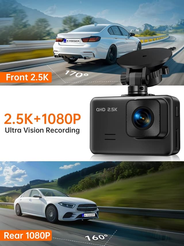 Thumbnail 3 de E-YEEGER S50 2.5K Dual Dash Cam