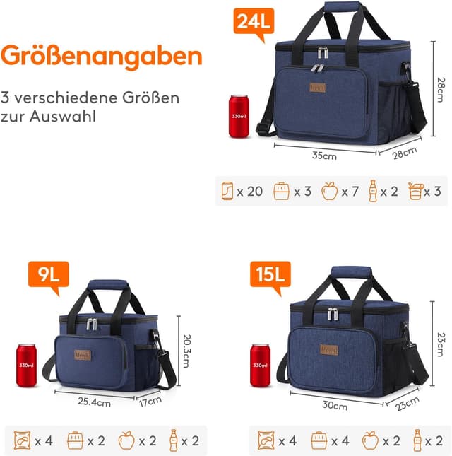 Thumbnail 3 de Lifewit Kühltasche 24L 40 Dosen