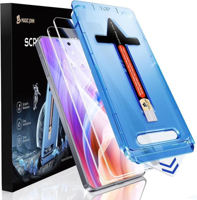 Thumbnail 6 de MAGIC JOHN for Samsung Galaxy S26 Ultra Screen Protector (6.9-inch), 9H Tempered Glass, Fingerprint Unlock, 2-Pack