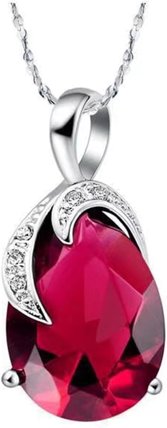 Thumbnail 6 de VONSSY Classic Oval Pendant Necklace 1 piece