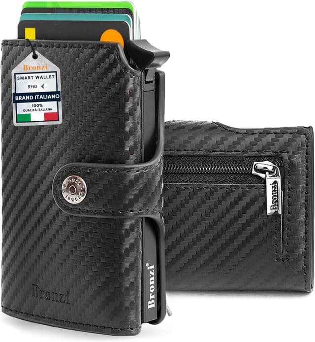 Detalle de Bronzi Portafoglio Slim 10x6,5 cm 👛