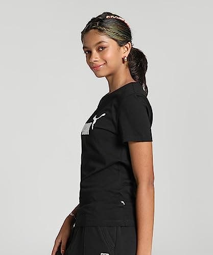 Thumbnail 1 de PUMA ESS Logo Tee G Niñas - Camiseta Negra