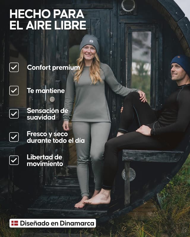 Detalle de DANISH ENDURANCE Conjunto térmico unisex