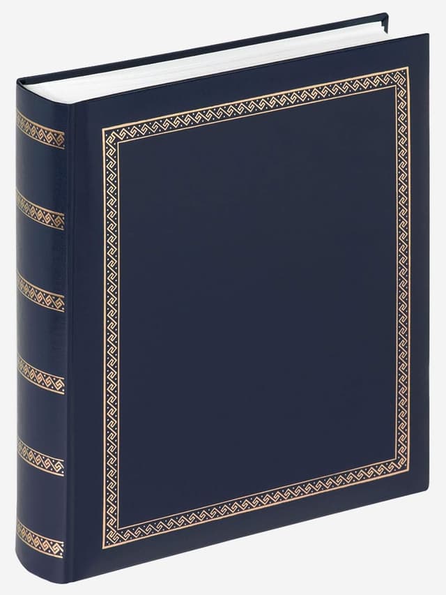 Detalle de Walther Design Album photo bleu 26 x 25 cm en simili cuir gaufré MX-103-L