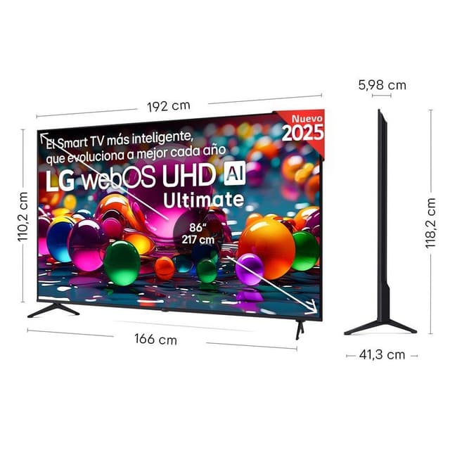 Thumbnail 3 de LG 86UA7LB.AEU 86" 4K Ultra HD Smart TV