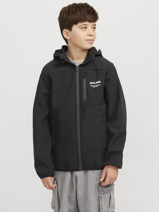 Detalle de JACK & JONES JUNIOR Boy Softshell Jacke – Softshell-Jacke für Jungen