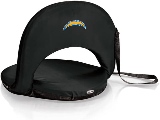 Detalle de Picnic Time Black Green Bay Packers Oniva Stadium Seat with Adjustable Shoulder Strap