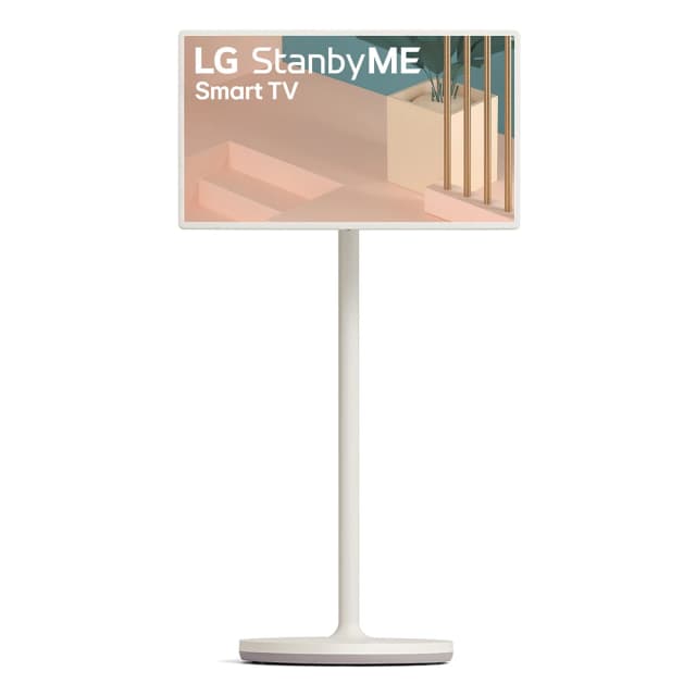 Detalle de LG StanbyME 27ART10AKPL Smart TV LED portátil táctil (reacondicionado Grado D)