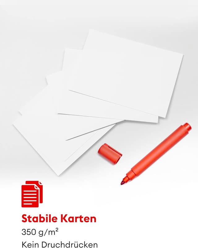 Detalle 2 de Blanko Postkarten DIN A6 100 Stück