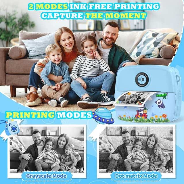 Thumbnail 6 de CNAPXAIA Sofortbildkamera Kinder 2,4