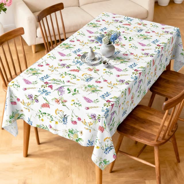 Detalle de Tischdecke Wildblumen 152 x 213 cm