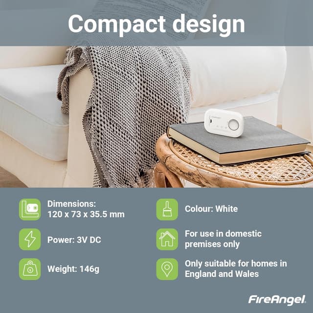 Thumbnail 5 de FireAngel FA6813 Carbon Monoxide Alarm