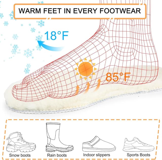 Thumbnail 5 de riemot Echte Lammfell Einlegesohlen Damen EU39