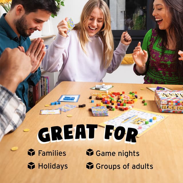 Thumbnail 6 de Block Party: Colourful Block Building Family Board Game (Aged 8+, Teens & Adults)