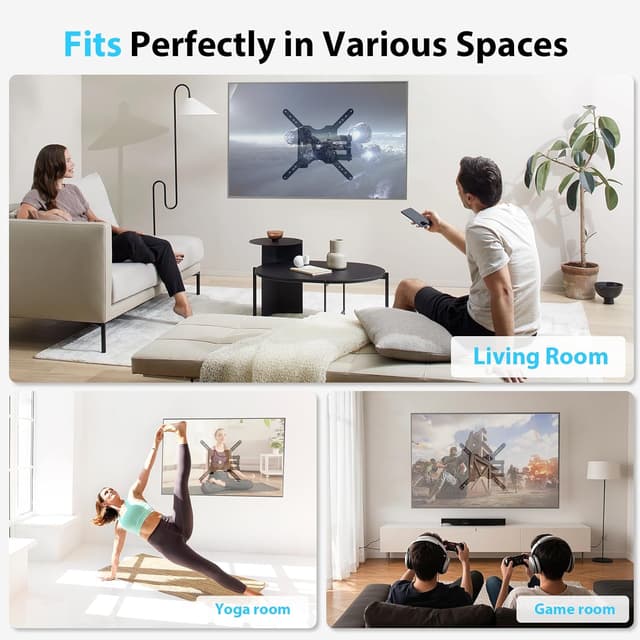 Thumbnail 4 de Gkyet Full Motion TV Wall Mount 17" Extension