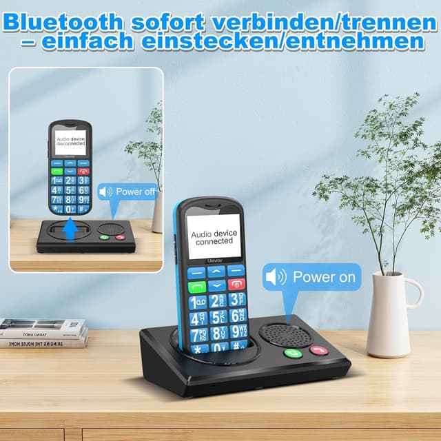 Thumbnail 3 de uleway 4G Seniorenhandy mit Lautsprecher