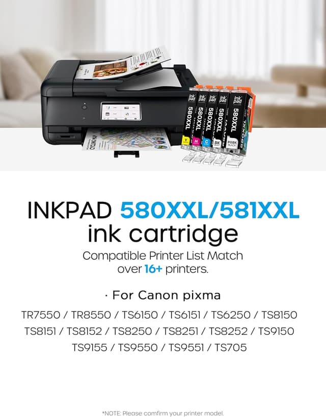 Detalle 2 de iNKPAD Cartucce 580 581 XXL compatibili