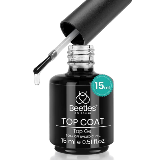 Imagen de Beetles No Wipe Top Coat 15 ml Klar en OfertitasTOP