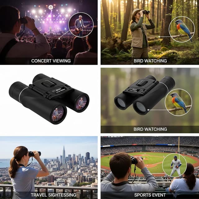 Thumbnail 5 de ARPDJK Kompaktes Fernglas 8x21