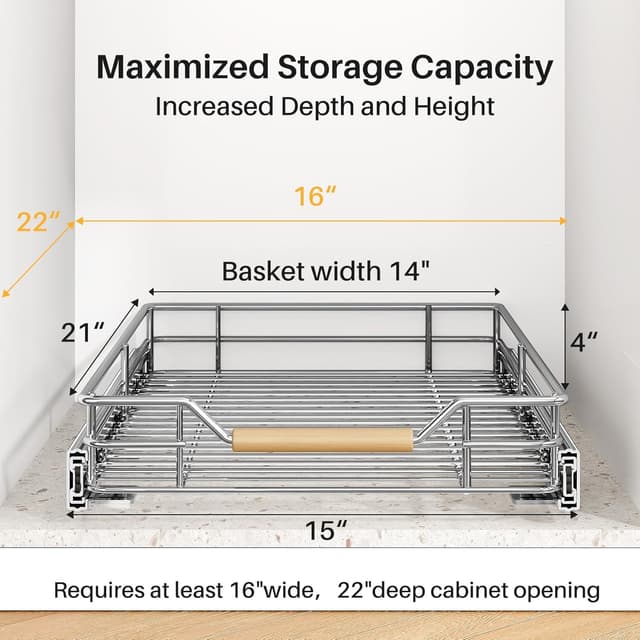 Detalle de Pull out Cabinet Organizer ⚙