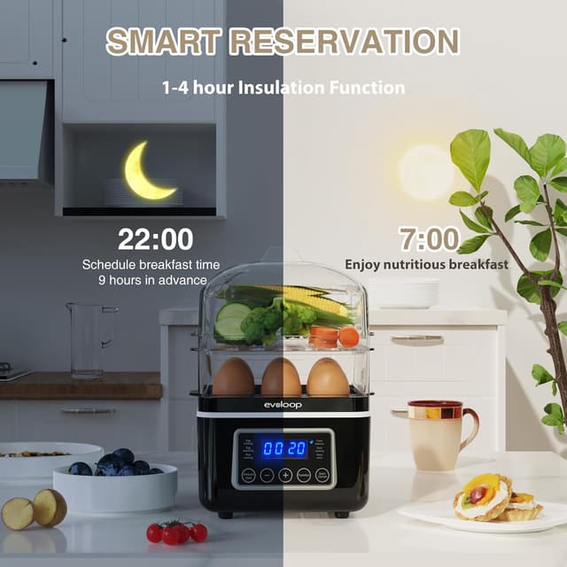 Thumbnail 3 de 2-Tier 4 QT Food Steamer 🍲