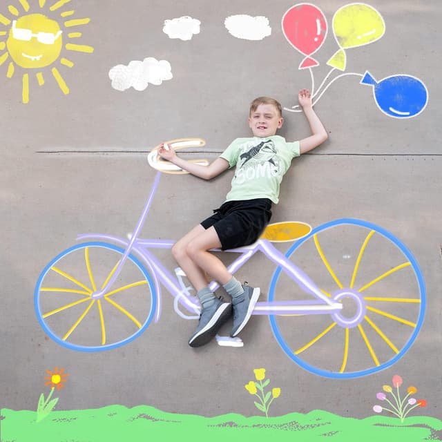 Thumbnail 6 de JOYIN 120 PCS sidewalk chalk set