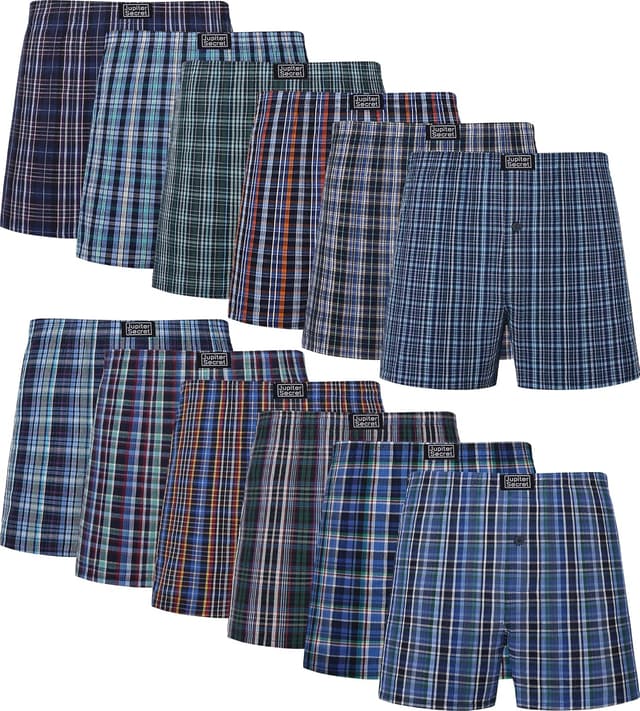 Thumbnail 6 de JupiterSecret Boxershorts Herren 6er Pack Baumwolle