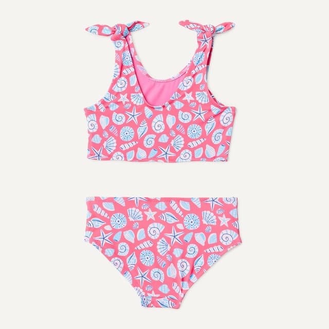Detalle de Amazon Essentials Maillot de bain bikini 2 pièces avec nœud pour fille