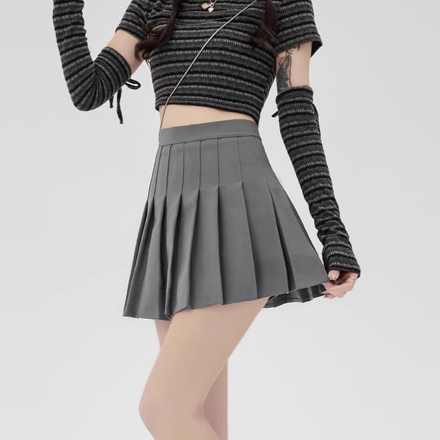 Thumbnail 4 de DRESHOW Basic Solid Stretchy Flared Mini Skirt