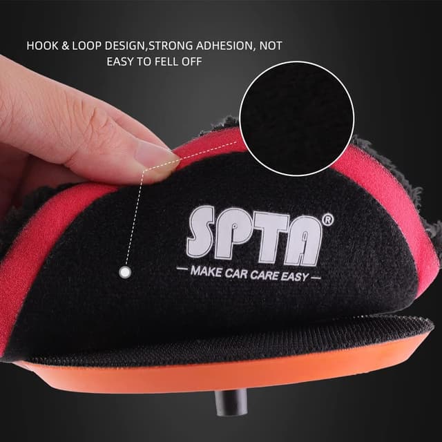 Detalle de SPTA Microfiber Polishing Pad 6-Inch