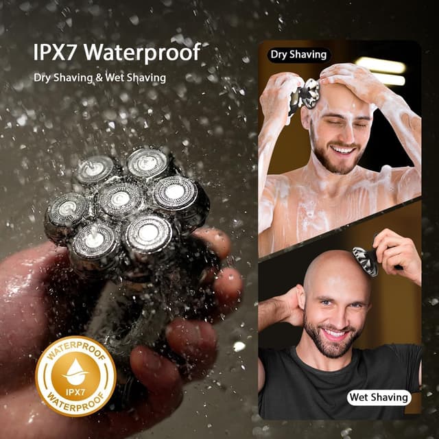 Detalle 2 de Electric Head Shavers 5 in 1 for Men