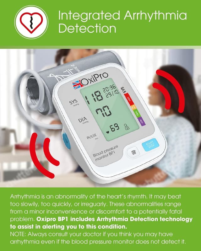 Thumbnail 4 de OxiPro BP1 Blood Pressure Monitor 22-42cm
