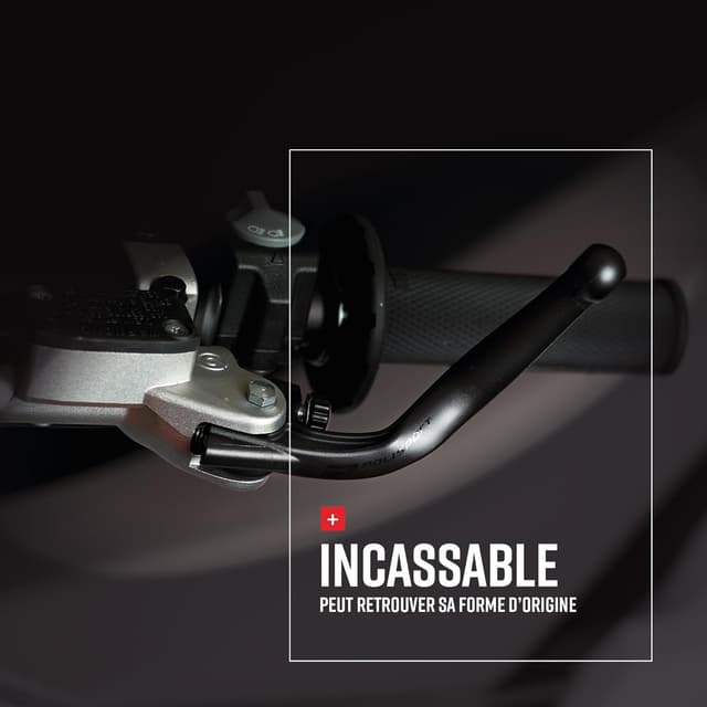 Detalle de Kit levier incassable POLISPORT 91575 APT pour KTM, Husqvarna, Gas Gas (noir)