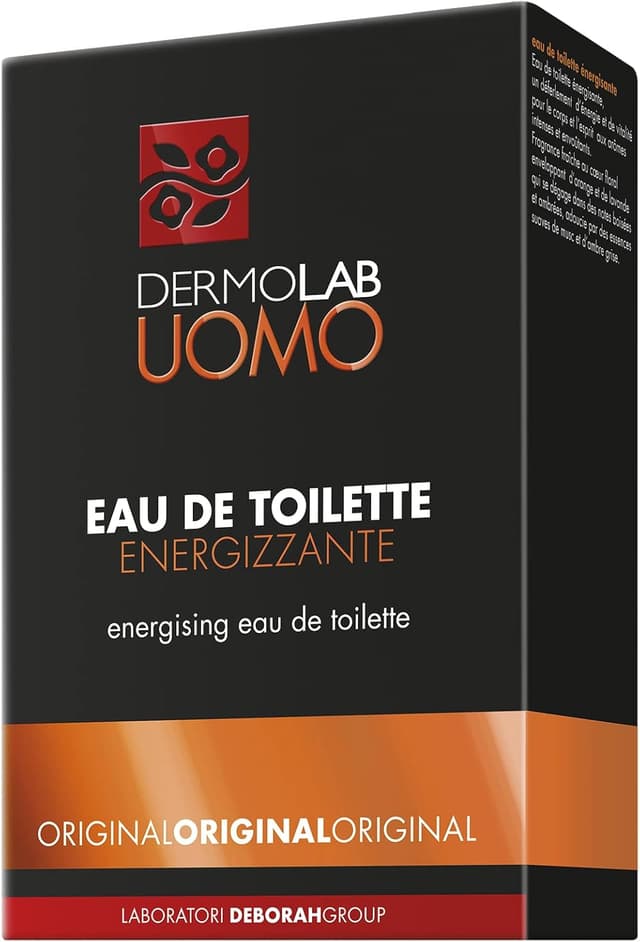 Detalle de Dermolab Uomo Eau de Toilette Energizzante Original 100 ml, cuore floreale di arancio e lavanda