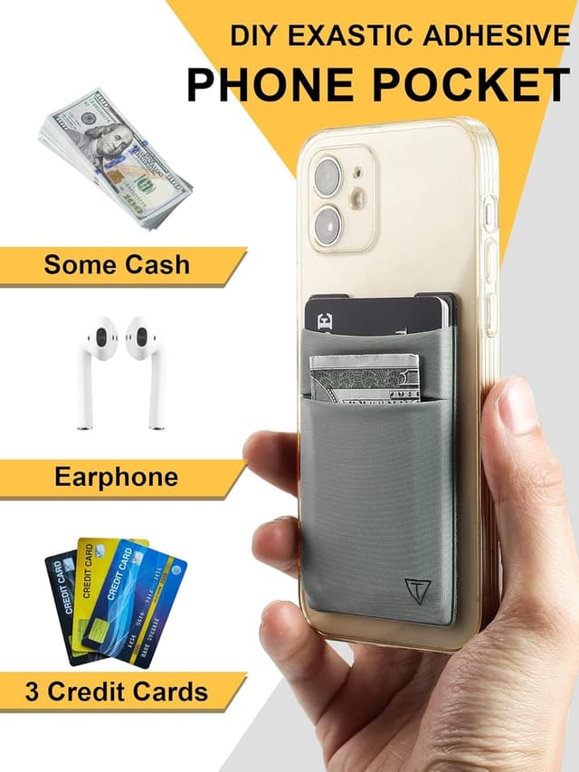 Detalle de TOYFID minimalistische RFID-Brieftasche mit Pop-up-Kartenetui und Münzfach