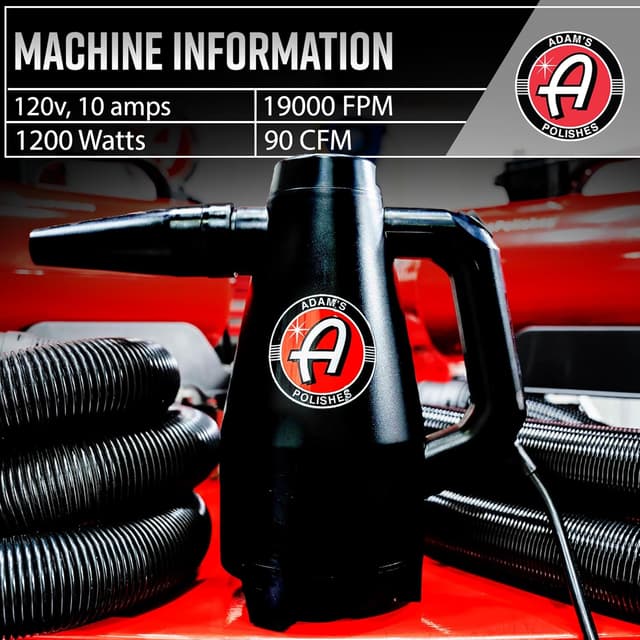Thumbnail 2 de Adam's Polishes Mini Air Cannon handheld blower