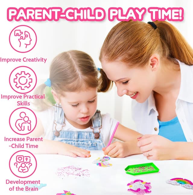 Detalle 2 de Maqhpu Girls Diamond Art Kit 14 PCS ๐จ