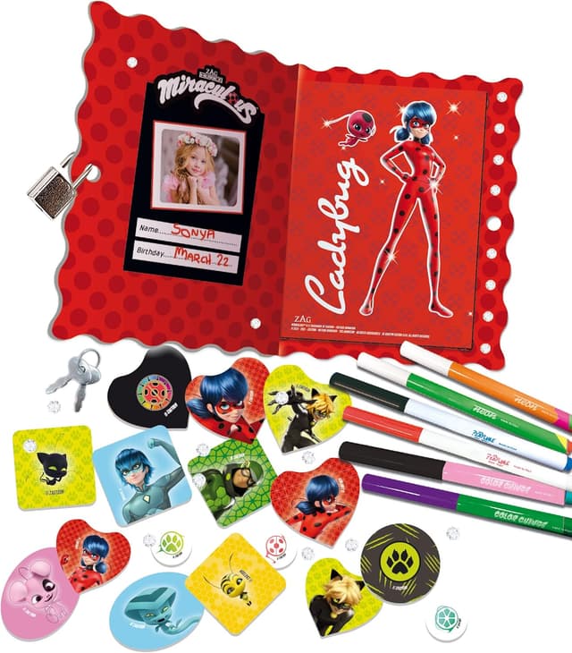 Thumbnail 1 de Lisciani Miraculous Ladybug Diario Secreto con Accesorios📝