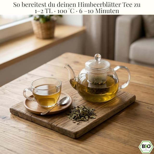 Detalle 2 de KLUIZ TEA Himbeerblättertee 200 g 🍵