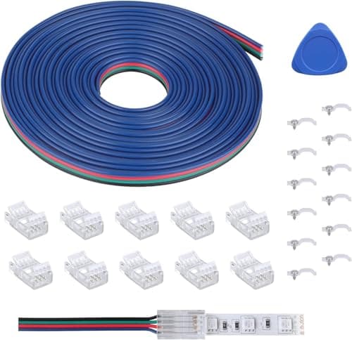 Detalle de Câble de rallonge LED 4PIN 5 m ⚡