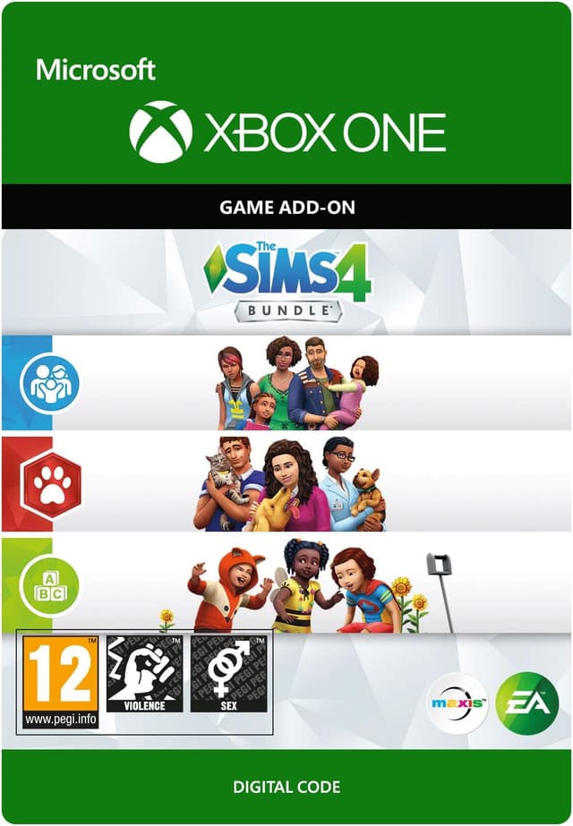 Detalle de The Sims 4 bundle Xbox One DLC