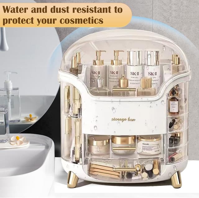 Detalle 2 de LZDMY Makeup Storage Organiser 1-drawer cosmetics organiser