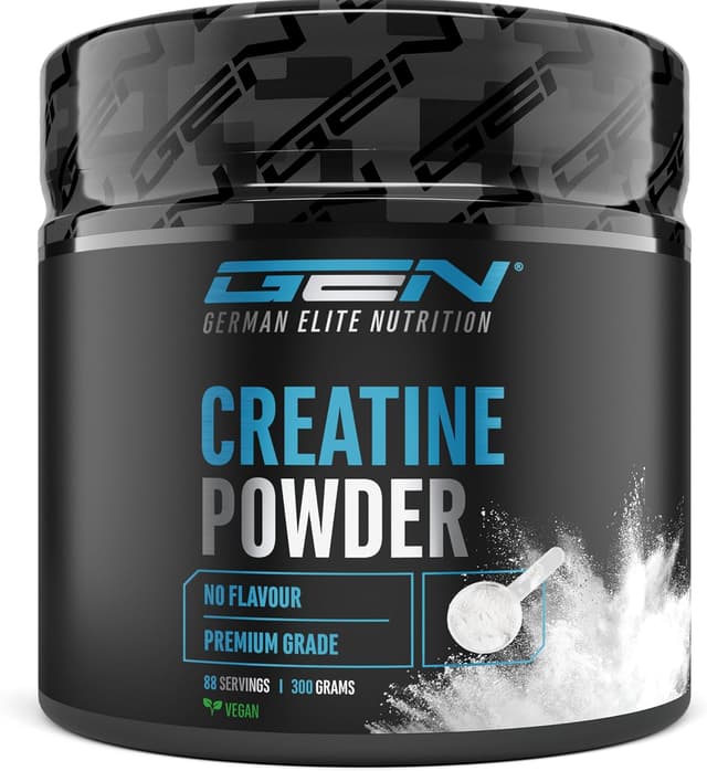 Detalle de GEN German Elite Nutrition Kreatin-Monohydrat Pulver (300 g) – vegan, mikrofein