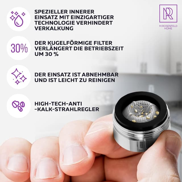 Thumbnail 6 de Aeratore Rubinetto M24 per Cucina e Bagno